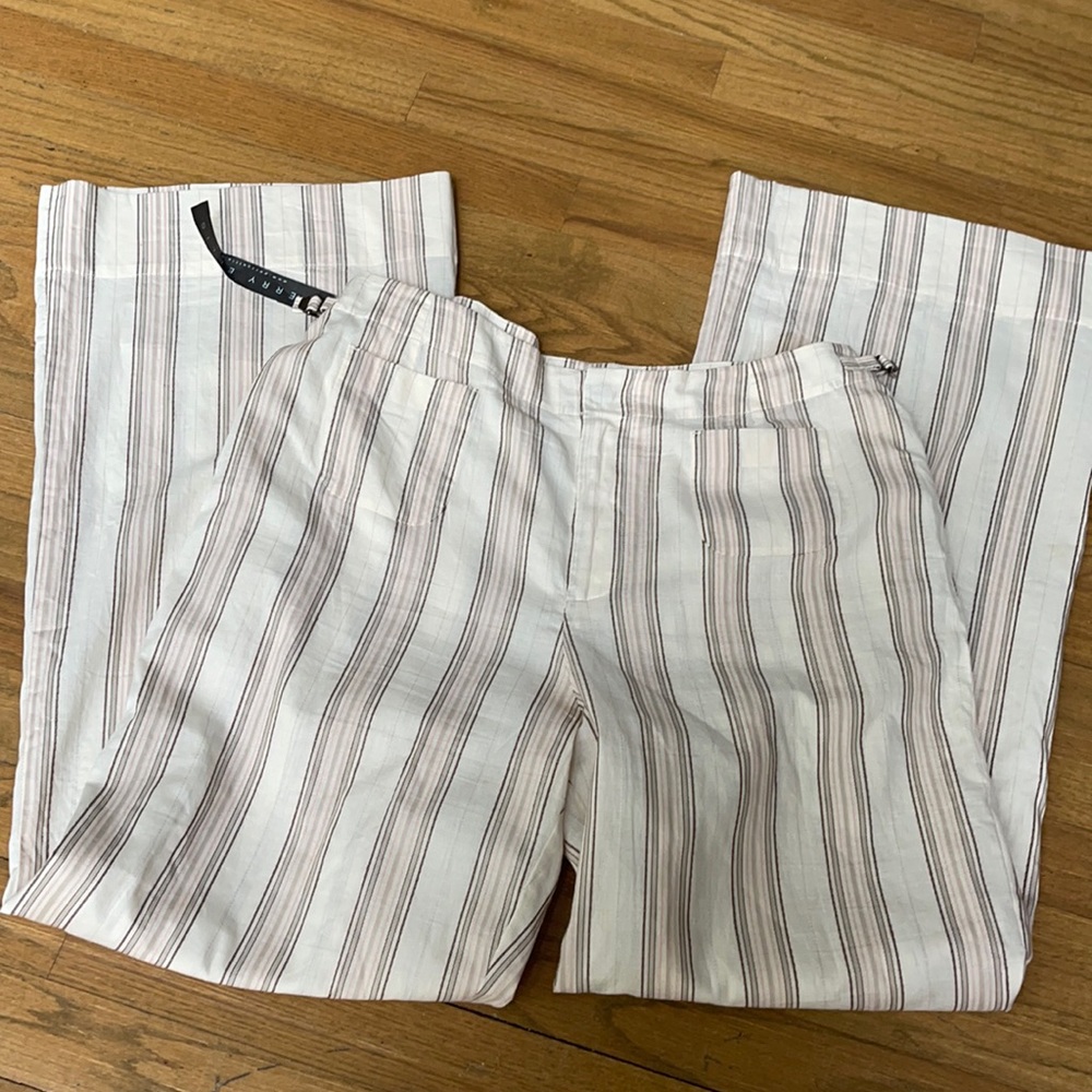 VTG WIDE LEG PANTS 14 | PERRY ELLIS Cotton Pants | summer pants 14 | RARE | NWT